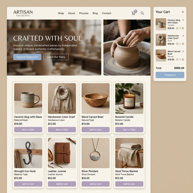 Artisanal E-Commerce Platform